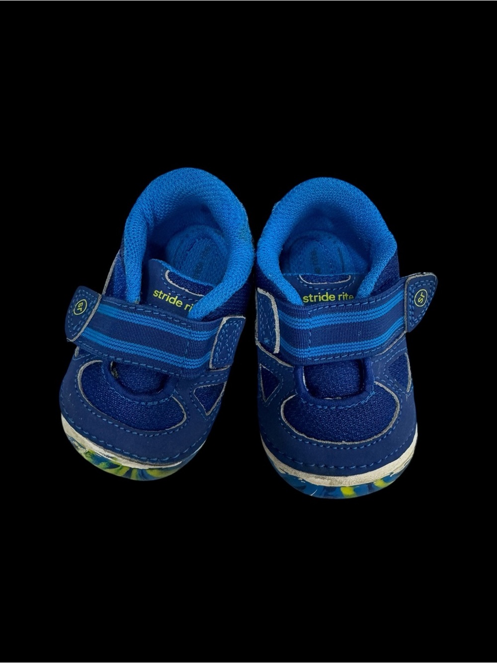 Stride Rite Bright Blue Toddler Hook-and-Loop Sneakers